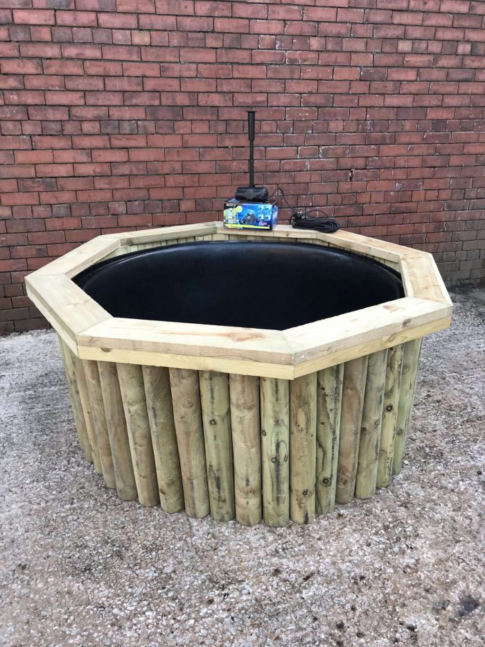 1000 Litre Wooden Kit with Pond Pump